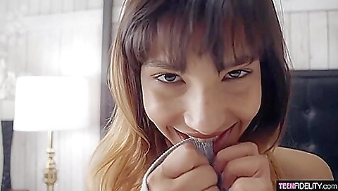 Tattooed teen with a nice ass gets fucked in various positions