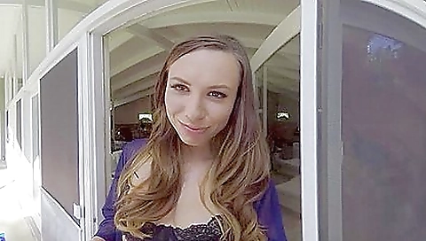 Horny brunette 18+ milf is ready to give you a cumshot