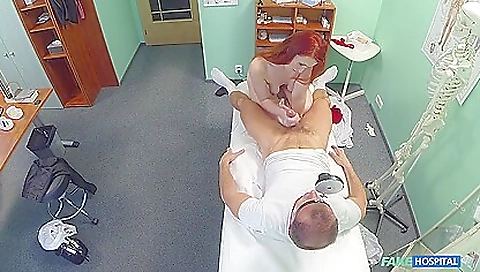 Sexy redhead 4th and sixth age lady gets deeply throated