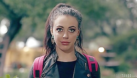 Big tits brunette milf teen and her husband in the kitchen