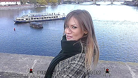 Gorgeous girl with large tits and a sexy ass is gangbanged