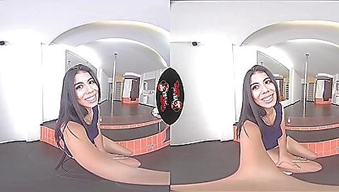 Latina in a sexy lingerie is getting fucked in the ass