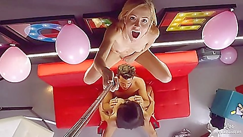 Busty girl with a sexy body gets fucked and licked