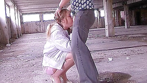 Blonde with a big booty gets paid by a guy with a big dick