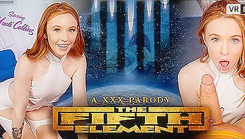 Busty redhead with a tattooed pussy is fucked in the pose