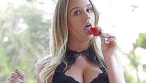 Incredible porn video with a sexy blonde in stockings