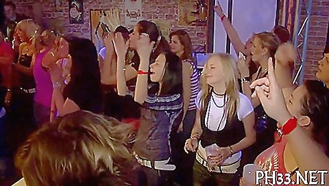 Blonde in black dress fucked on the bed and on the table