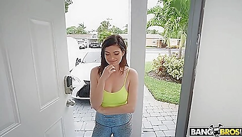 Big ass brunette is getting anal from her boyfriend