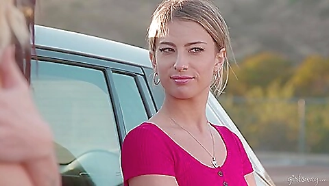 Busty lesbians have a great time taking turns with their girlfriends