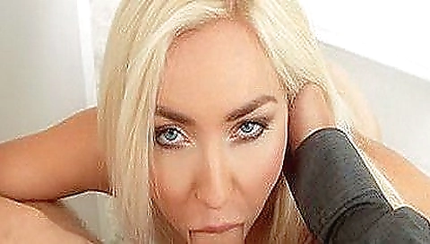 Redheaded redhead having fun with her man in office