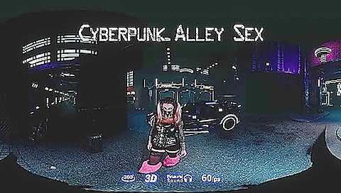Cyborg hacker sex - cyber porn movie with busty tattooed girl