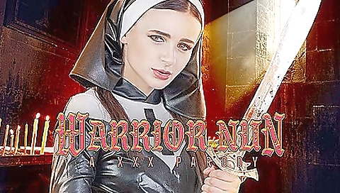 Russian girl gets fucked in a cosplay and gets a facial