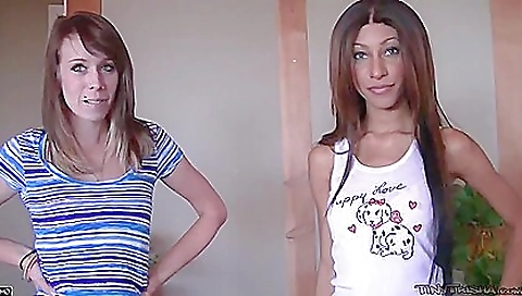 Busty ebony girl with a round booty is fucked by a hot teen 2